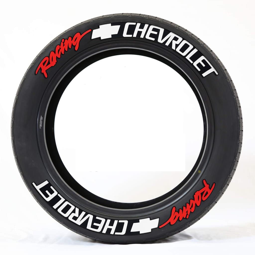 Chevrolet Personalidade Universal Adesivo De Carro Pneu Roda Motocicleta 3D Carta Em Inglês
