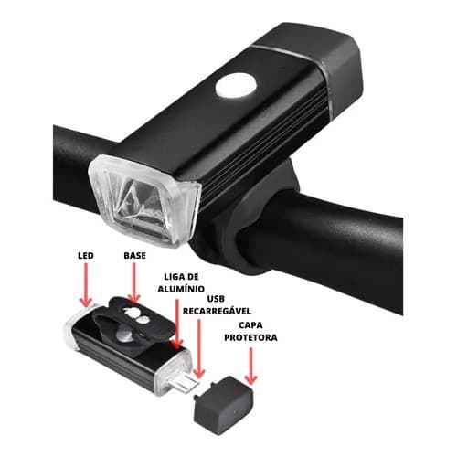 Farol Bike Led [Machfally] - MC-QD001