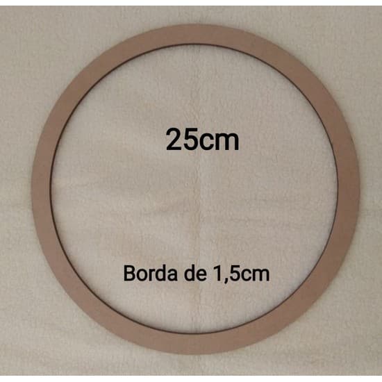 Círculo Mdf 25cm