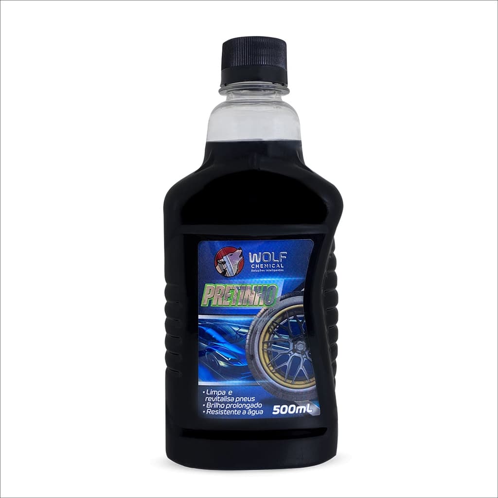 Pneu Pretinho 500ml W. Mark Dá Brilho Renova e Conserva o Pneu