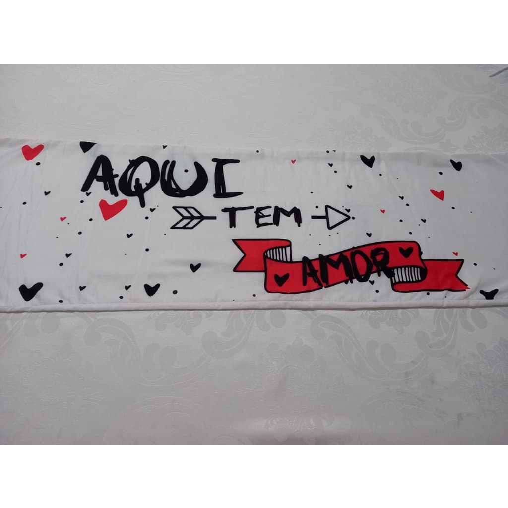 CAPA AVULSA PARA XUXÃO TRAVESSEIRO DE CORPO PERSONALIZADA COM ZIPER 1,40cm X 0,40cm AQUI TEM AMOR
