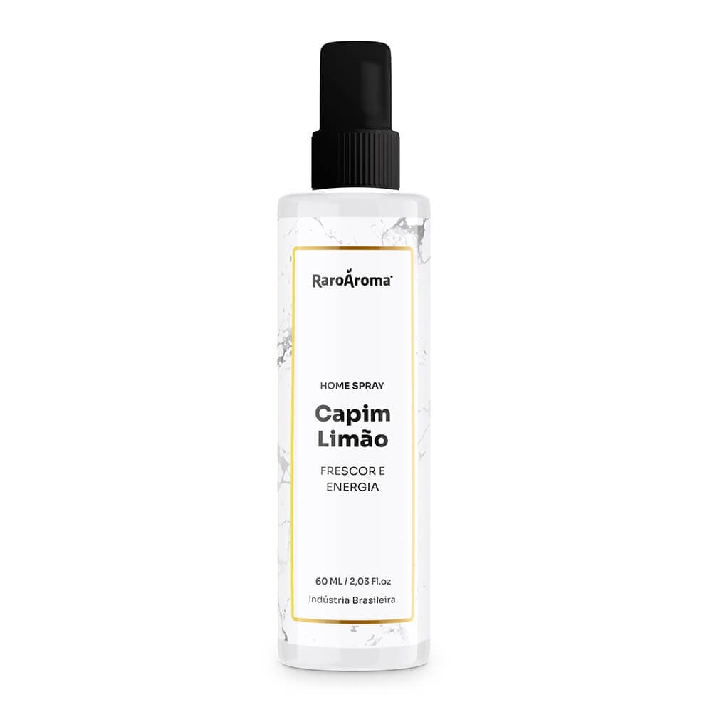 Home Spray Capim Limão 60ml Aromatizador de Ambiente | Raro Aroma