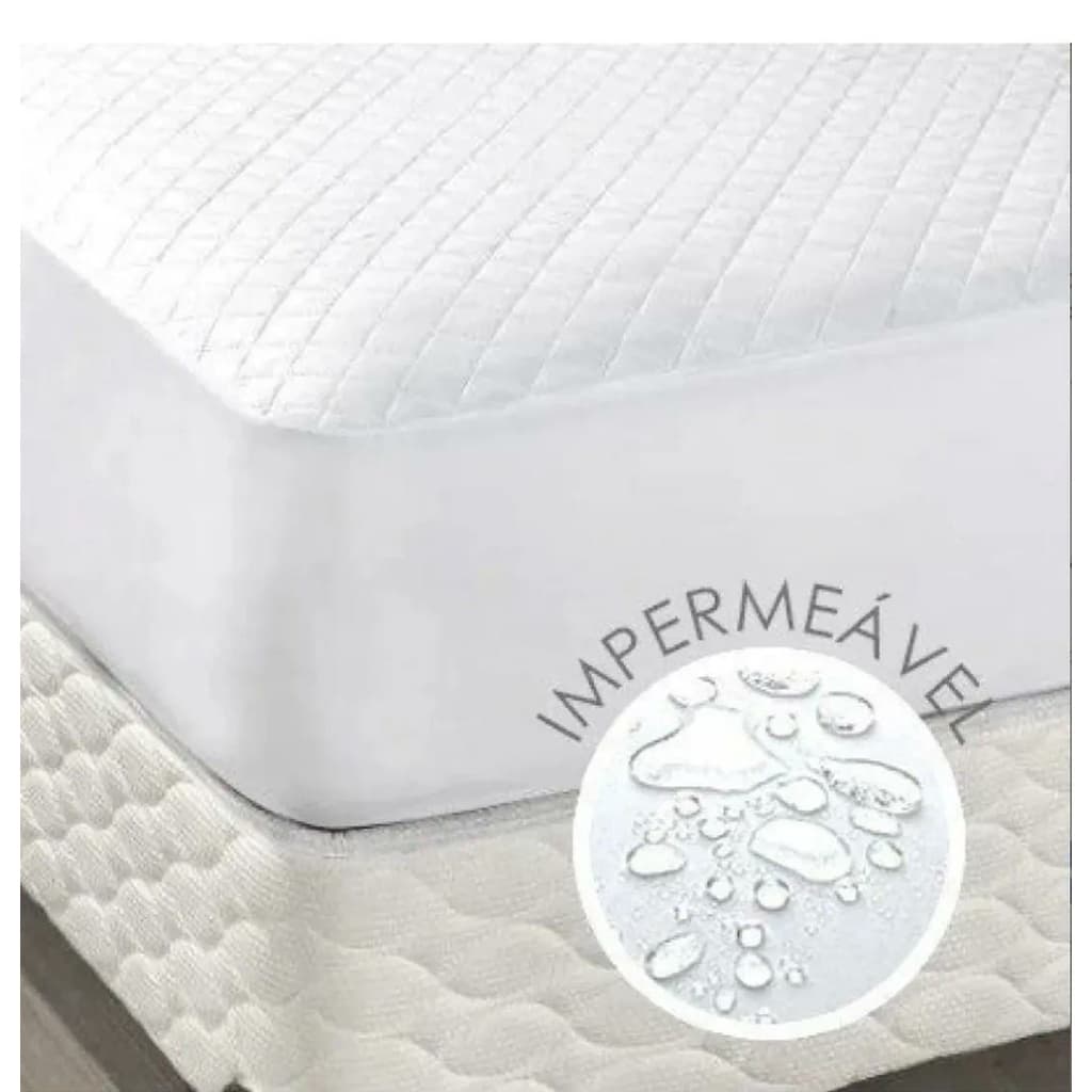 Protetor Colchão Queen Box Capa Impermeável Matelado Não Passa Xixi E nem Liquidos
