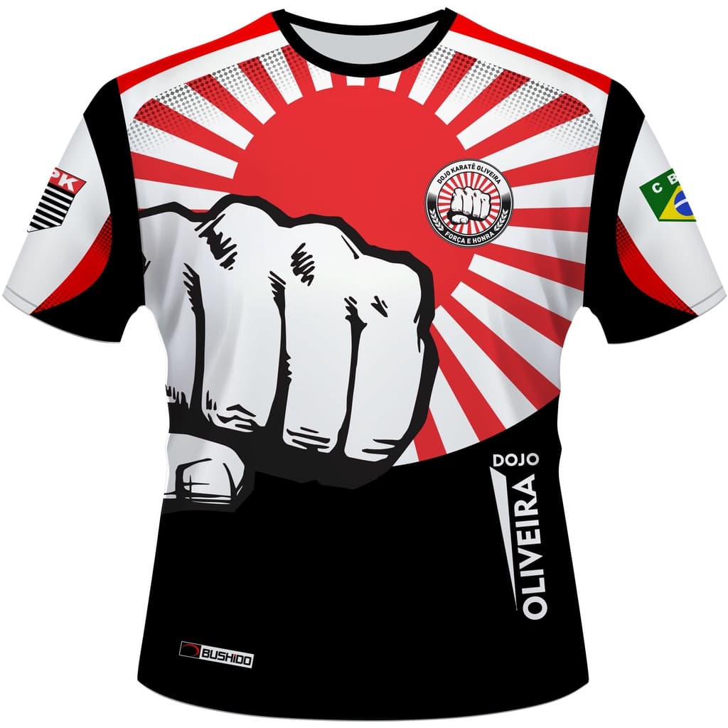 Camisa Karate Dojo Oliveira Shotokan 024-3