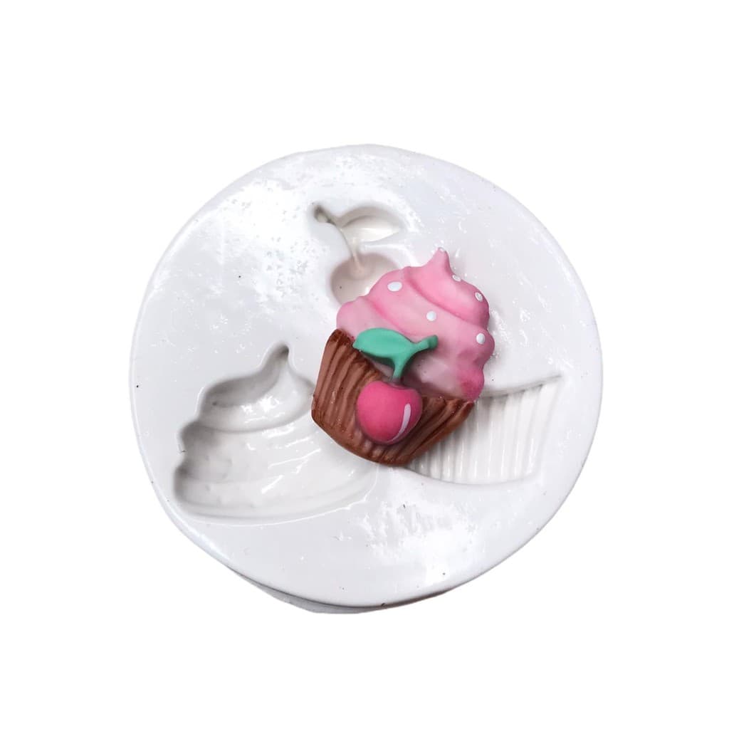 Molde De Silicone Sorvete Com Cereja Molde Para Confeitaria Molde Para Biscuit 1453