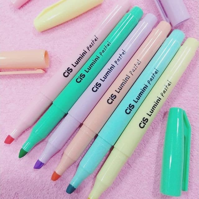 Marca Texto Lumini Tons Pastel Cis