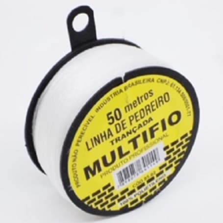 Linha De Pedreiro Trancada 50 Metros Ref.8502 MULTIFIO Cod.136