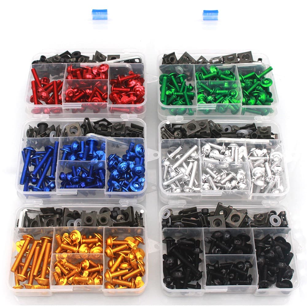 Kit De Parafusos De Carenagem De Motocicleta , Porca Carroceria Para Kawasaki ninja 300 400 250 250r 650 zx10r zx6r klx2