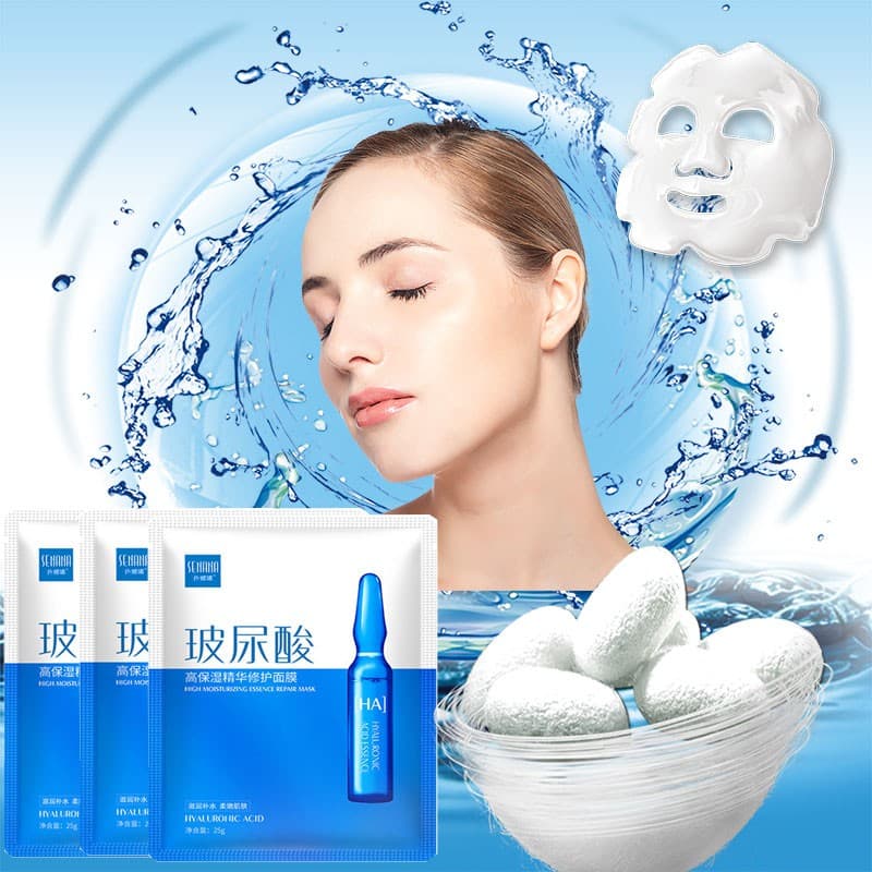 Máscara Facial De Ácido Hialurônico / Colágeno Branqueadora / Máscara Facial Hidratante / Cuidados Com A Pele