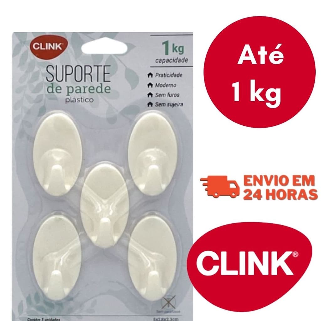 Gancho Adesivo Compacto Com Dupla Face 3M VHB Para Parede Discreto Pendurar Objetos Leves