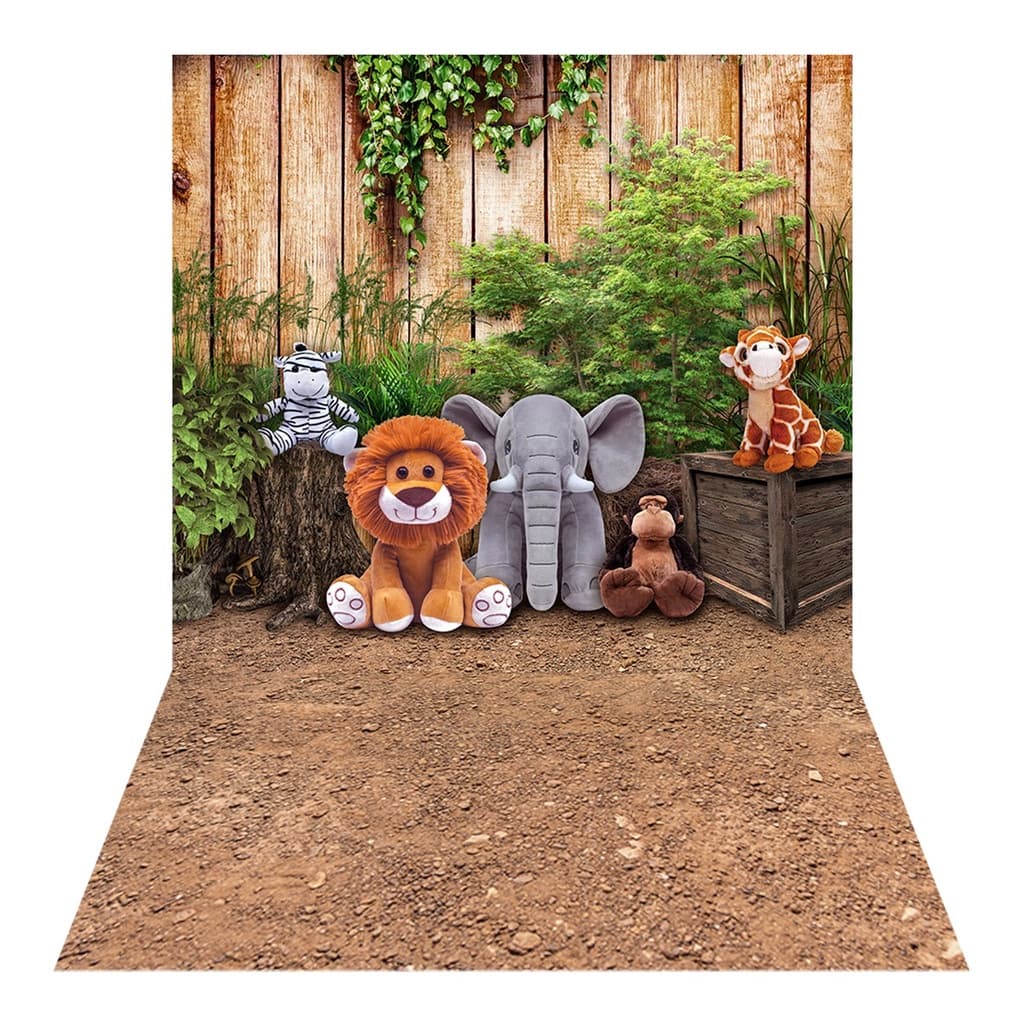 Fundo Fotográfico Tecido Newborn Safari 1,2x1,5 Ffp-369