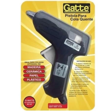 Pistola para Cola Quente 40W 127-220 Volts Ref. 4007 Gatte