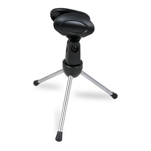 Suporte de microfone mini pedestal Arcano AR-14S tripé de mesa