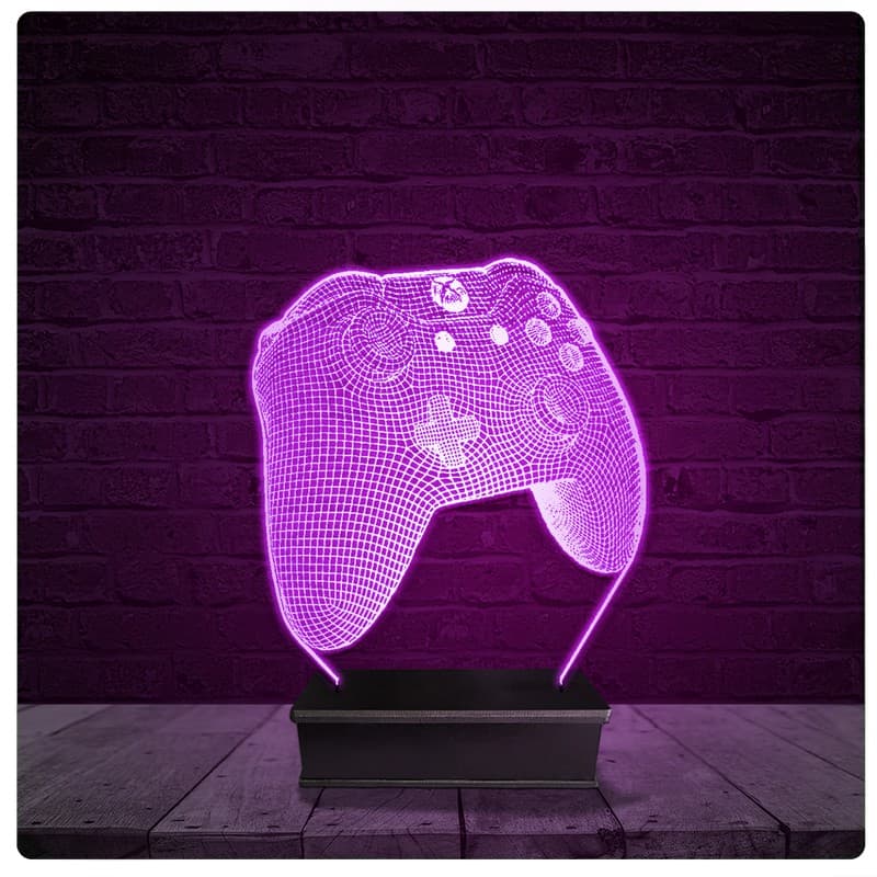 Luminária e Abajur Acrílico Led - Controle Xbox 360