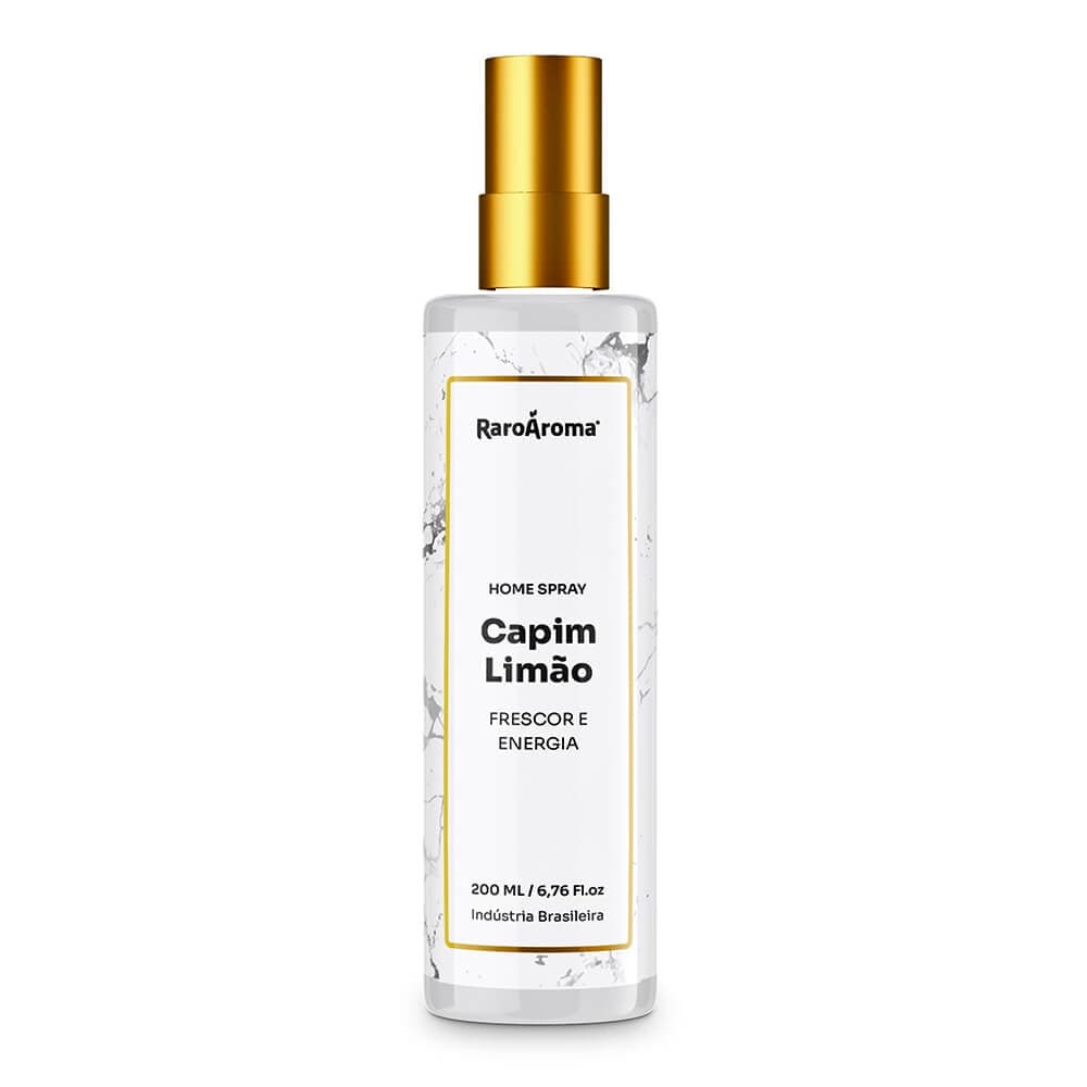 Home Spray Capim Limão 200ml Aromatizador de Ambiente | Raro Aroma