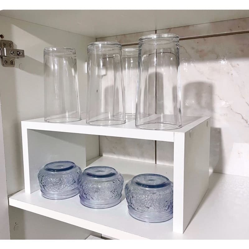 Organizador Multiuso p/ Armários Cozinha 33cm suporte invisivel instalaçao discreta
