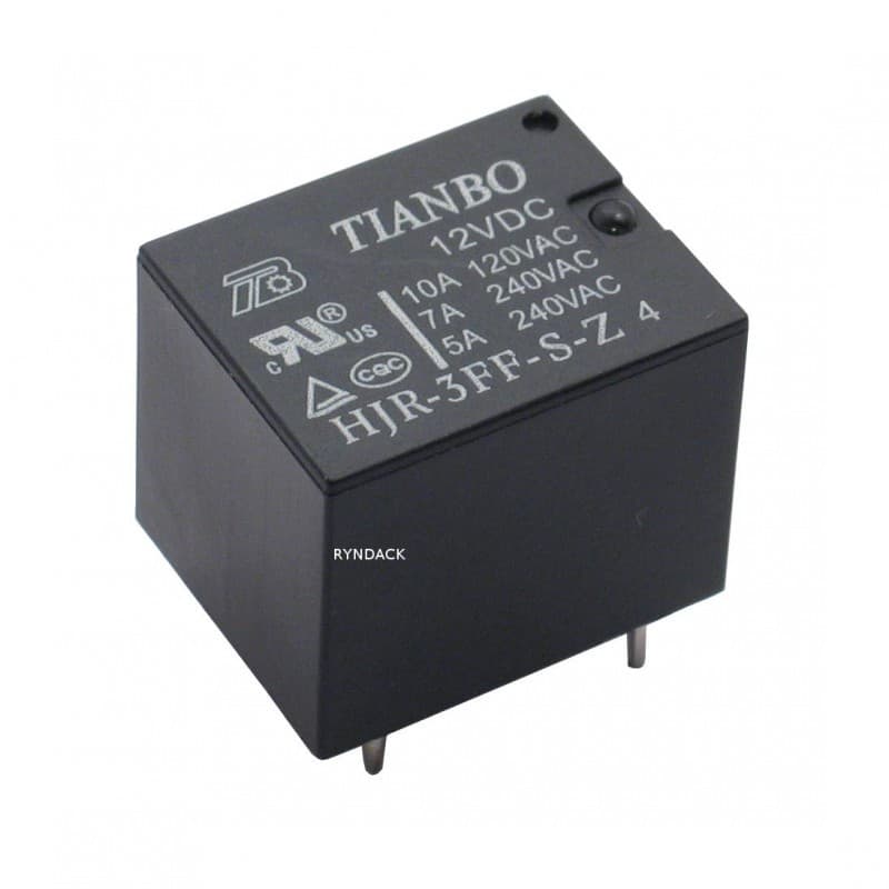 01 Rele 12v * 1c * 10a ( 5 Terminais )