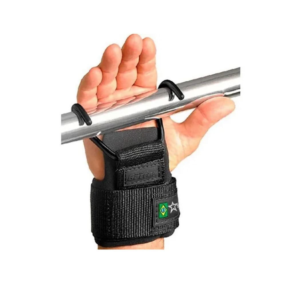 Luva Treino - Straps Metal Garras - Gancho Tala Musculação ( o par = 2 unidades )