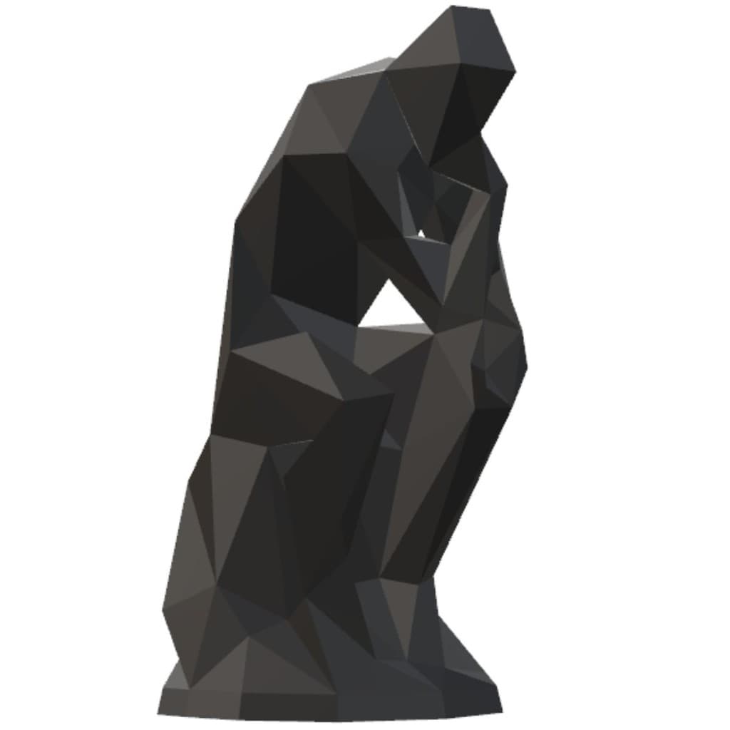 Estatua Réplica O Pensador Decoração 10 Cm