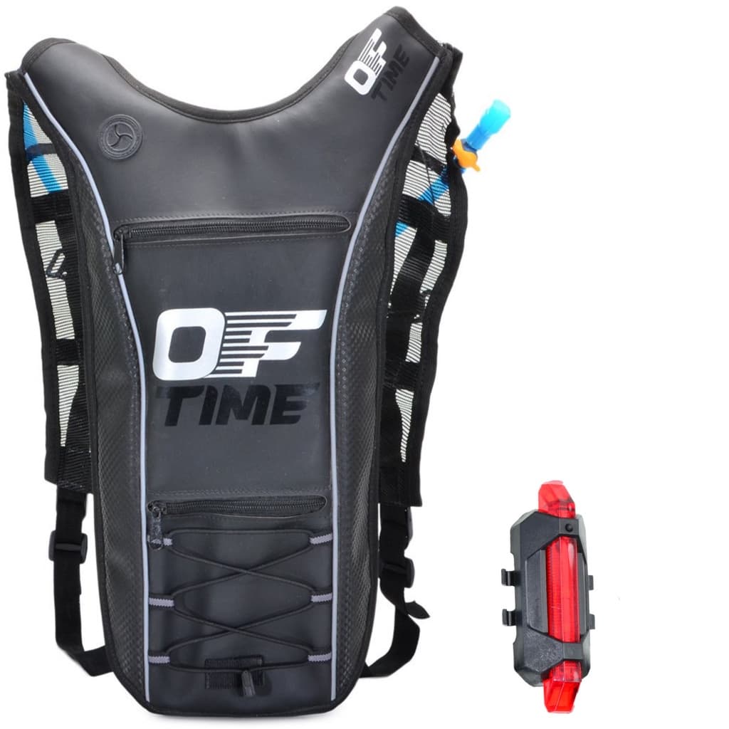 Kit Mochila De Hidratação Térmica + Sinalizador USB De Segurança Com Luz De LED