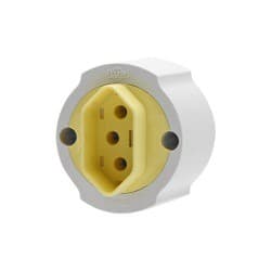 10un Tomada de Sobrepor Bipolar 2P + T 10A 250V Ilumi PROMOÇÃO