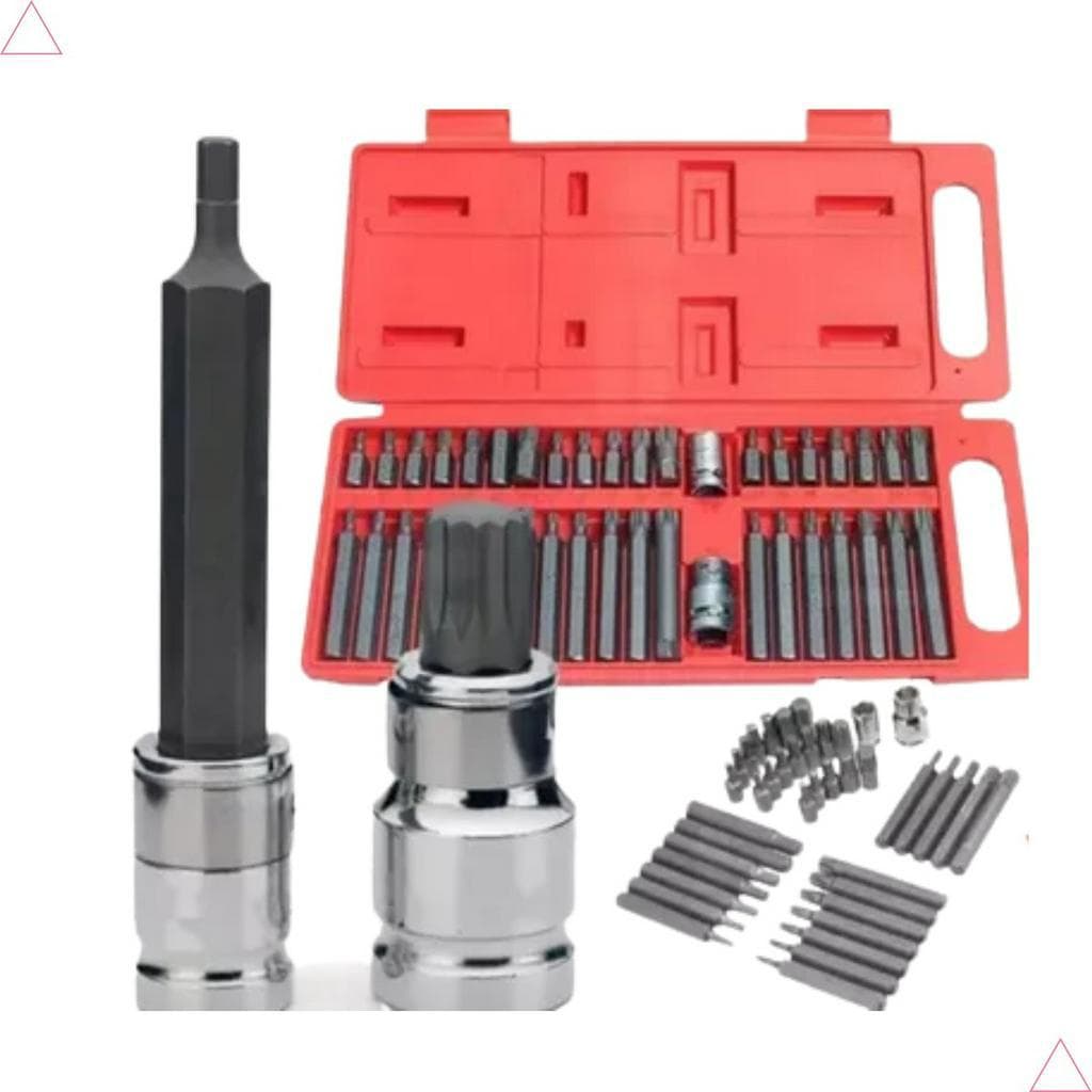 Jogo De Ferramentas 40 Pçs Bit Torx Allen Multidentado 6840