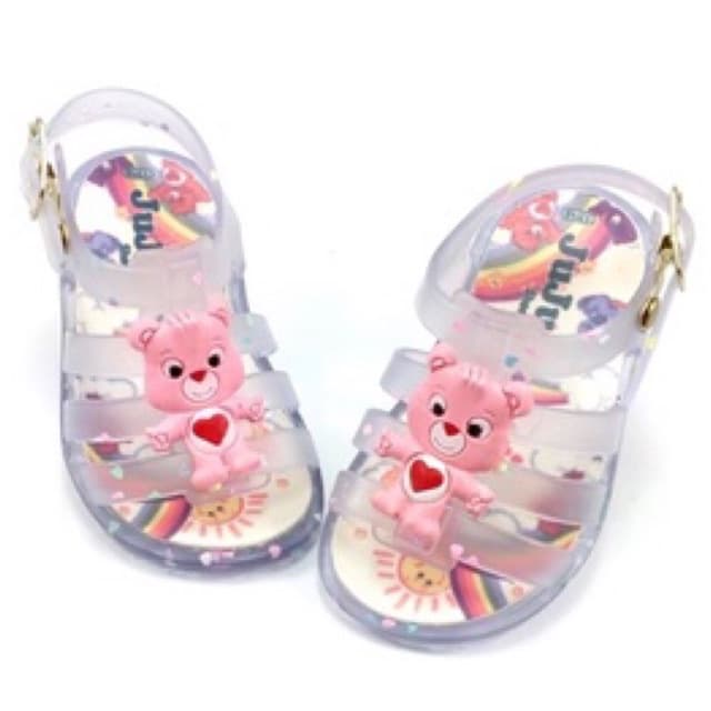 Sandália Ursinho carinhoso papete infantil urso menina antiderrapante Juju Shoes
