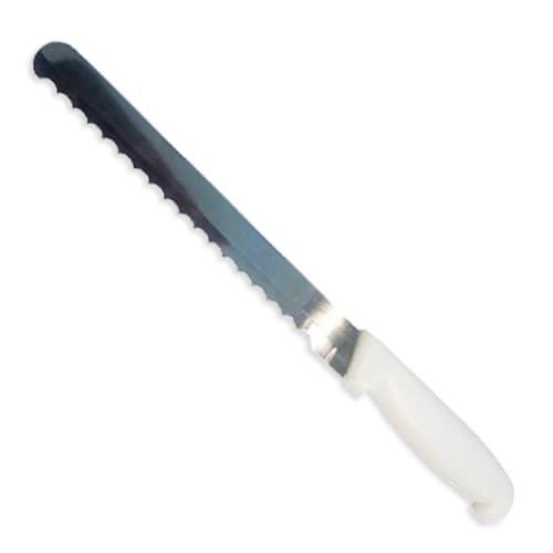 Faca de Cortar Pão Fio Ondulado Cozinha Profissional 25cm Inox Chef 118G