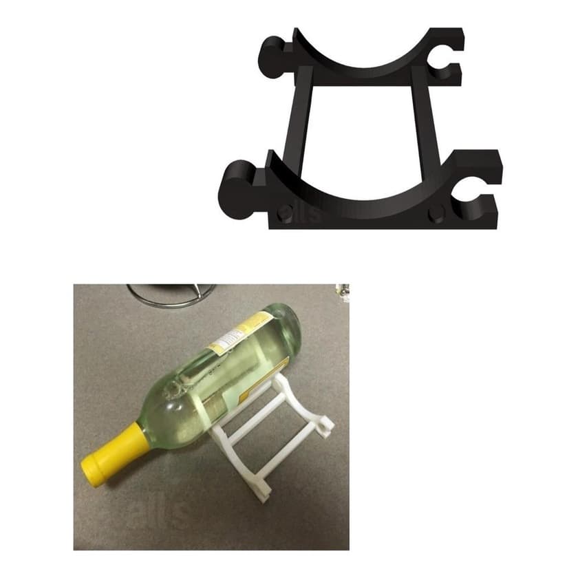 Suporte Para Garrafa De Vinho Mesa Balcao Decoracao Modular