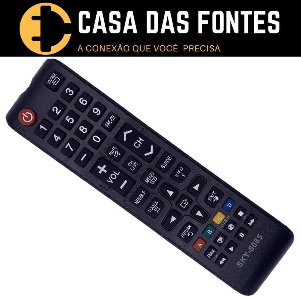 Controle Remoto Tv Samsung 3D Futebol Led Lcd 8085