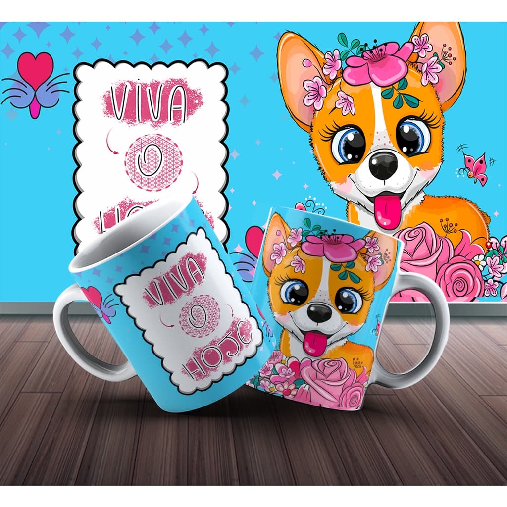 CANECA FRASES FOFINHAS II - CANECA CERÂMICA BRANCA PERSONALIZADA