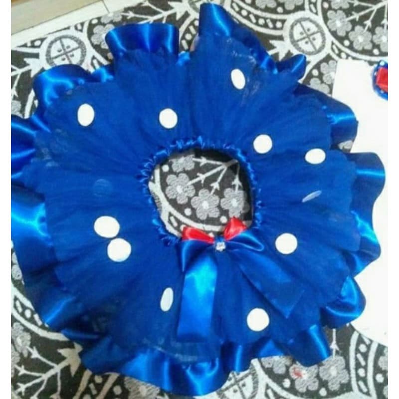 Saia de tule galinha pintadinha