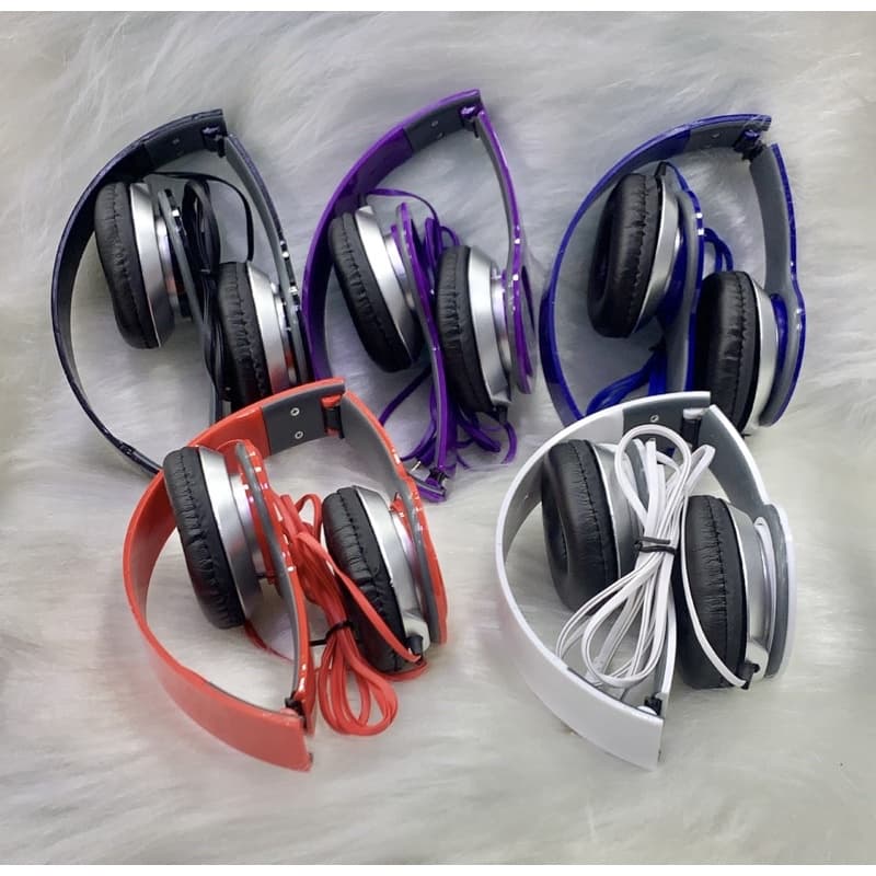 567 Fone de Ouvido Headphone com fio p2 Stereo para celular dobravel 567