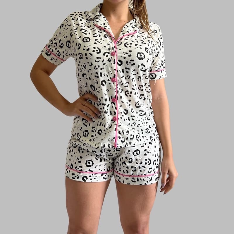 Pijama blogueirinha americano verão gestante amamentação