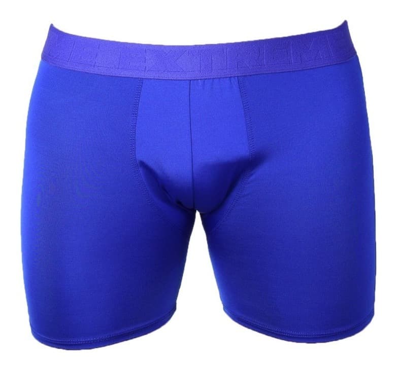 Kit 3 Cuecas Boxer Ciclista Long Leg em Microfibra com Elástico Macio Box Masculino Adulto Comprida
