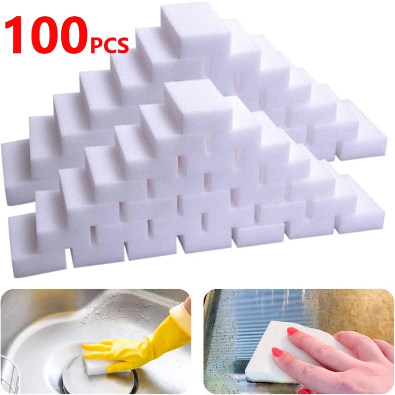 100X60X20MM Esponja Mágica 100pcs Limpador Multifuncional De Melamina Nano Espuma Lavador De Louça Para
