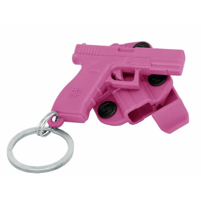 Chaveiro Holster Coldre Pistola Bélica - Rosa