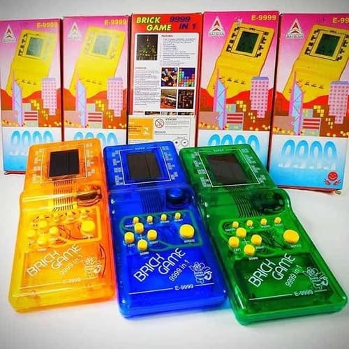 Super Mini Game Brick Game Portátil 9999 jogos em 1
