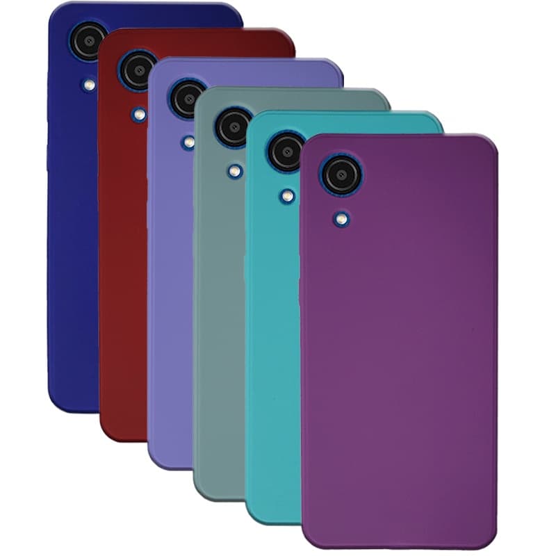 Capinha  Case Silicone Aveludada Para Samsung Galaxy A03 Core Capa em Cores Diversas