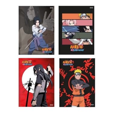 Caderno Brochurão 80 Fls Naruto Novo - Capas Sortidas 2026