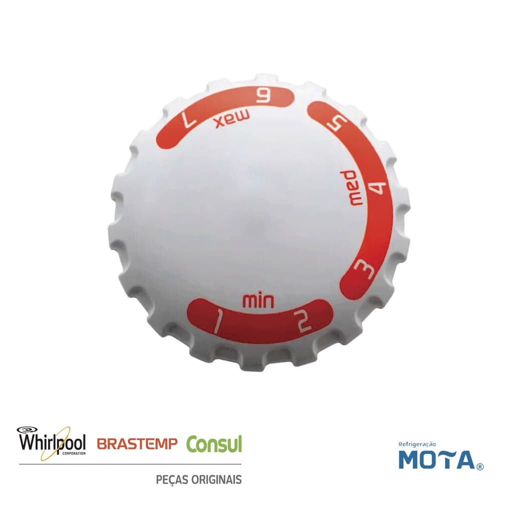 Botão Termostato Para Geladeira Brastemp BRM50N BRK50 BRM49  - ORIGINAL