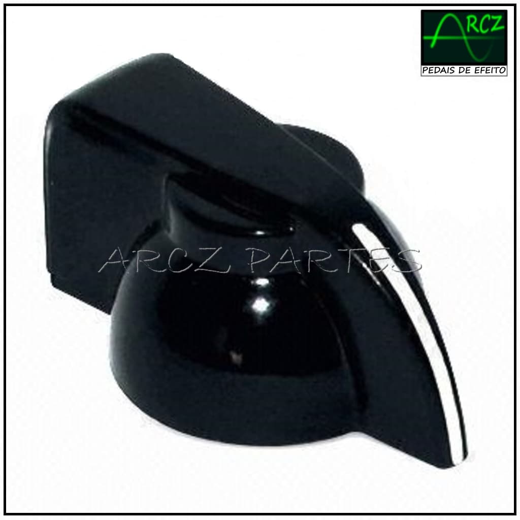 1 Knob Chicken Head Preto - Pedal Pedais de Efeito Guitarra Ou Baixo
