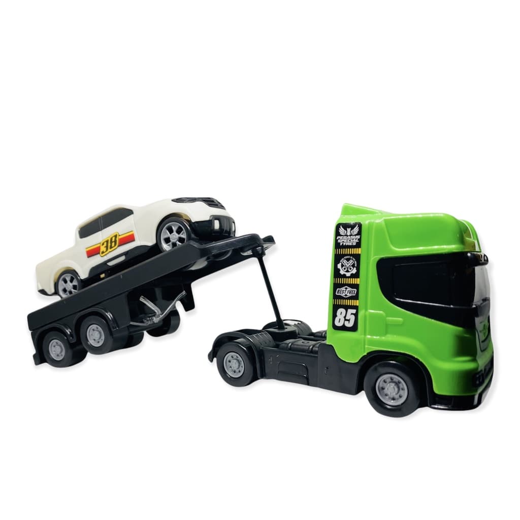 Brinquedo Caminhão Guincho Com Camionete - Diverplas
