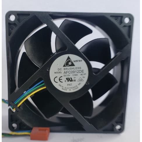 Cooler Ventoinha 92x92x38mm 9cm 12v 0.50a 4 Fios Rolamento