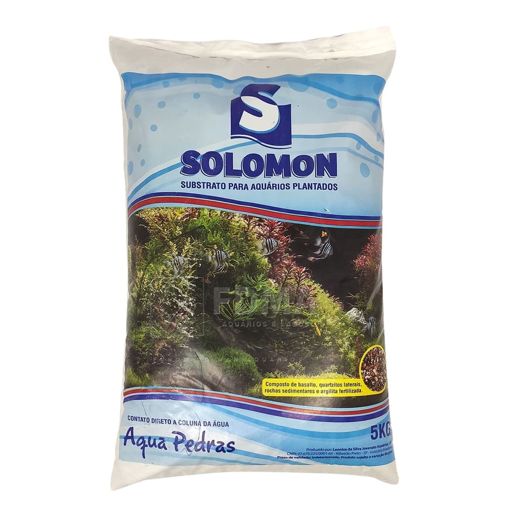 Substrato Fértil Solomon  5Kg para Aquários Plantados