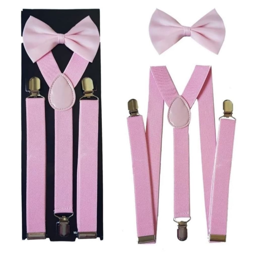 suspensórios com gravata borboleta moda masculina e feminina conjunto de cinta ajustável acessórios casamento