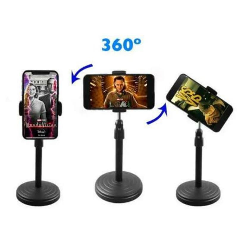 Suporte Para Celular Universal De Mesa 360° Graus