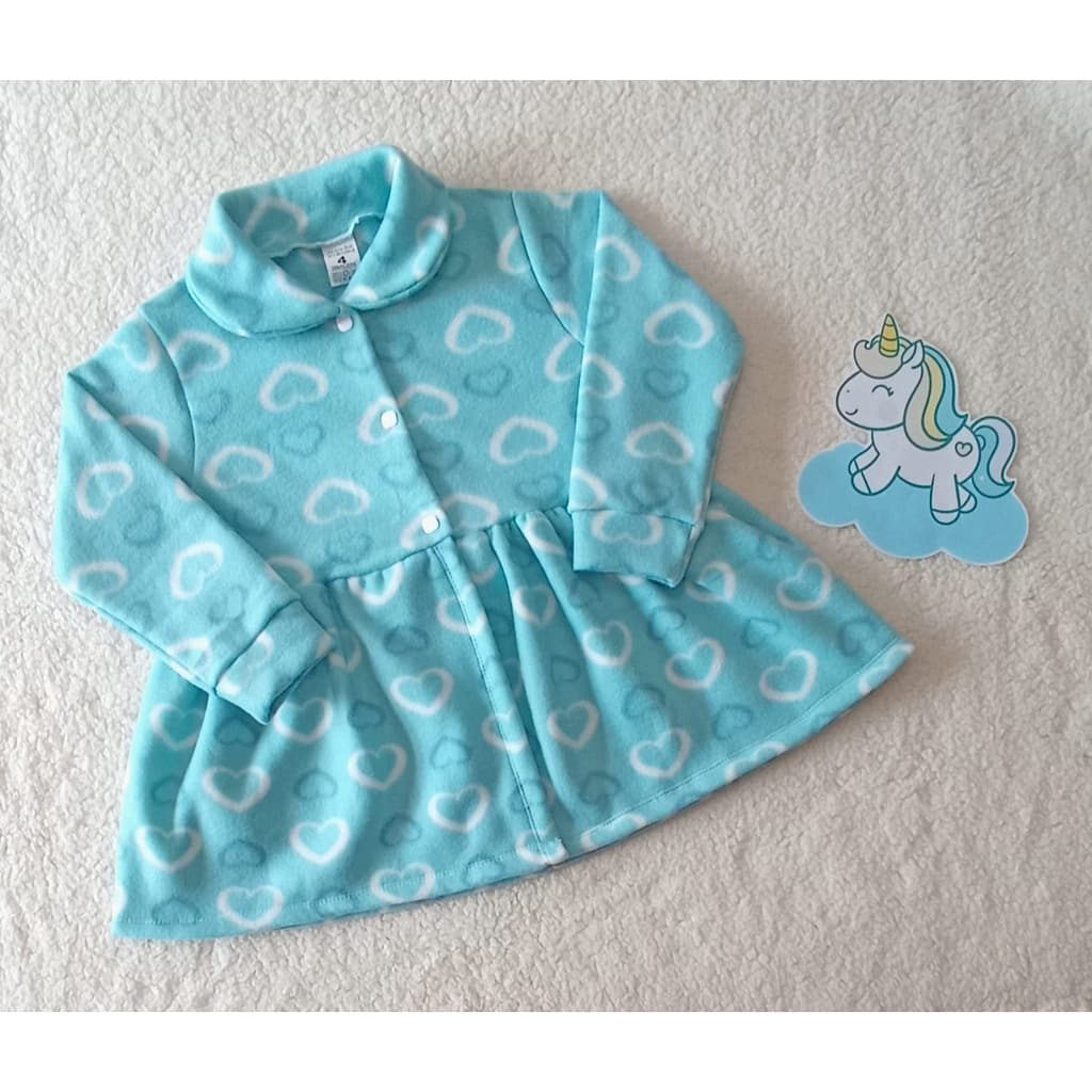 Casaco rodado de soft estampado feminino Tamanho 4 6 8