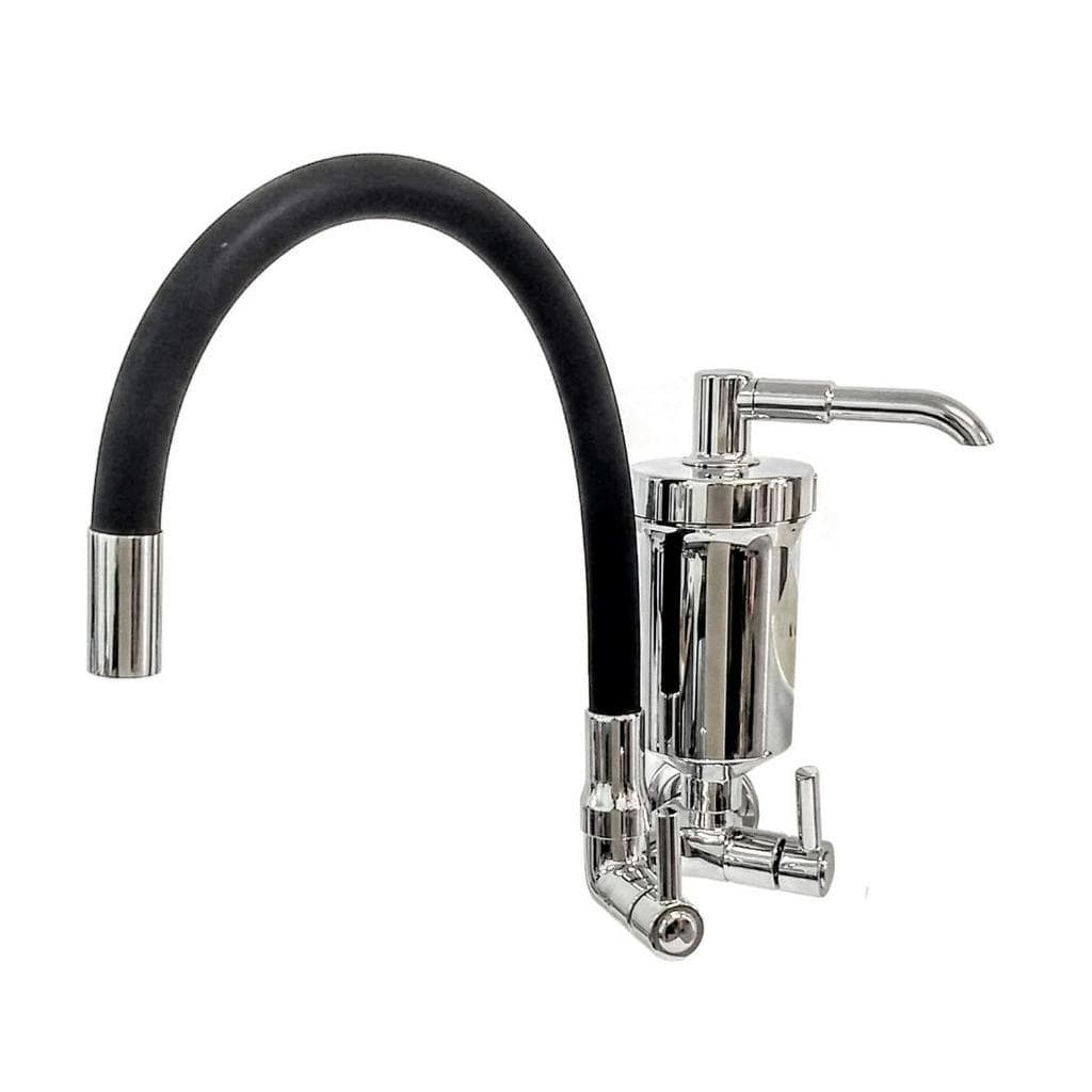 torneira cozinha parede gourmet Preta black filtro acab c62