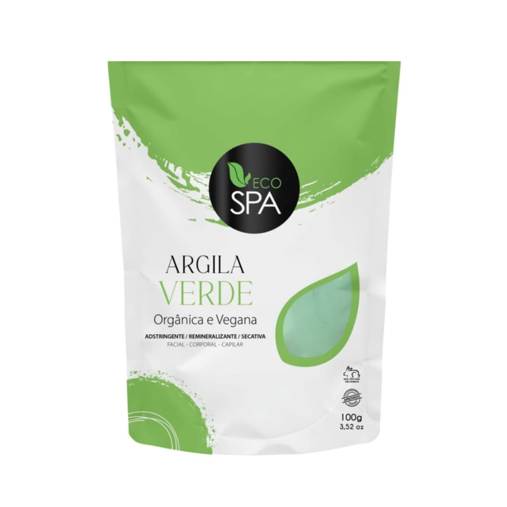 Argila Verde Esterilizada Pele E Cabelo